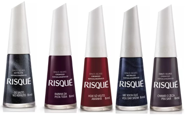 Risqué lança novos esmaltes escuros – Mais Bonita Blog